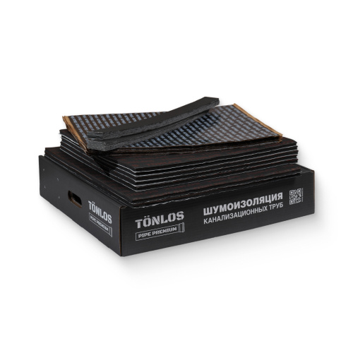 Новинка ассортимента TONLOS PIPE PREMIUM для шумоизоляции канализационных труб