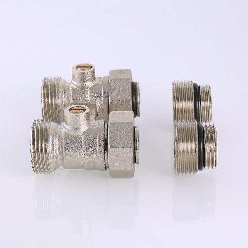 Узел для нижнего подключения радиатора VALTEC прямой 1/2"х3/4" фото в интернет-магазине САНТЕХСИТИ