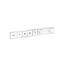Hansgrohe RainSelect Термостат для душа, 4 источника, внешняя часть, цвет: белый матовый фото в интернет-магазине САНТЕХСИТИ