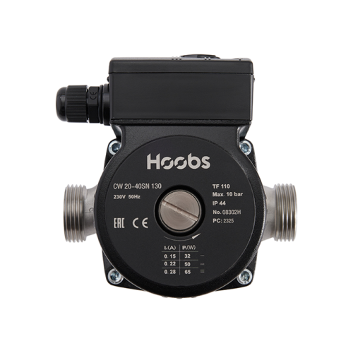 Насос циркуляционный Hoobs CW 25-60SN 180мм 100Вт 1x230В 50Гц (корпус нерж.сталь) фото в интернет-магазине САНТЕХСИТИ