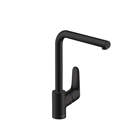 Hansgrohe Focus Кухонный смеситель для кухни, 280, однорычажный, цвет: черный матовый фото в интернет-магазине САНТЕХСИТИ