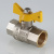 Кран шаровой VALTEC для газа VALGAS 1/2" вн-вн бабочка фото в интернет-магазине САНТЕХСИТИ
