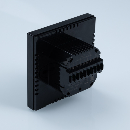 Термостат комнатный VALTEC VT.AC634.B.0 ДВУХКОНТУРНЫЙ черный фото в интернет-магазине САНТЕХСИТИ