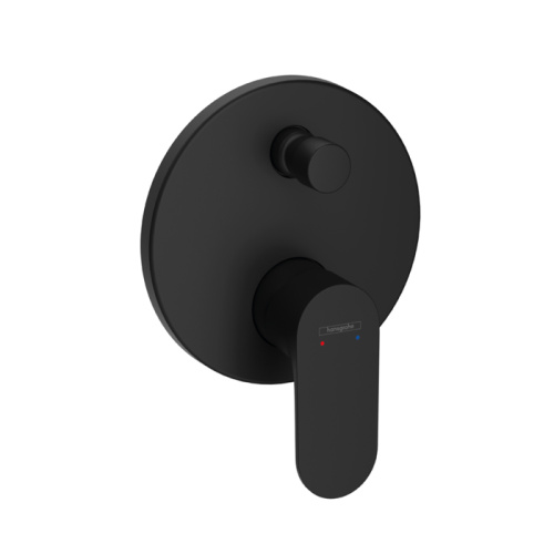 Hansgrohe Rebris S Смеситель для ванны, однорычажный, скрытого монтажа, монтаж с iBox universal, цвет: матовый черный фото в интернет-магазине САНТЕХСИТИ