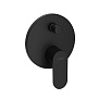 Hansgrohe Rebris S Смеситель для ванны, однорычажный, скрытого монтажа, монтаж с iBox universal, цвет: матовый черный фото в интернет-магазине САНТЕХСИТИ