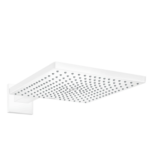 Hansgrohe Raindance Верхний душ, 300х300мм, 1 jet, с настенным держателем 390мм, цвет: белый матовый фото в интернет-магазине САНТЕХСИТИ