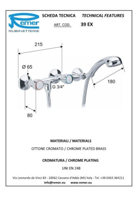 Смес душ RR 39EX   рез + шланг.лейка_3
