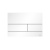 Металлическая панель смыва унитаза TECEsquare 2, матовая, белая фото в интернет-магазине САНТЕХСИТИ