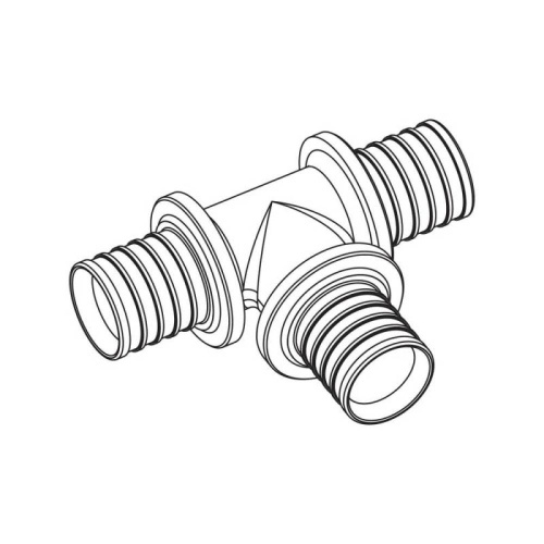 Аксиальный фитинг REHAU Тройник 50х50х50 фото в интернет-магазине САНТЕХСИТИ