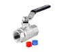 Кран шаровый PROFACTOR STRONG 1/2" вн.-вн стальная рукоятка фото в интернет-магазине САНТЕХСИТИ