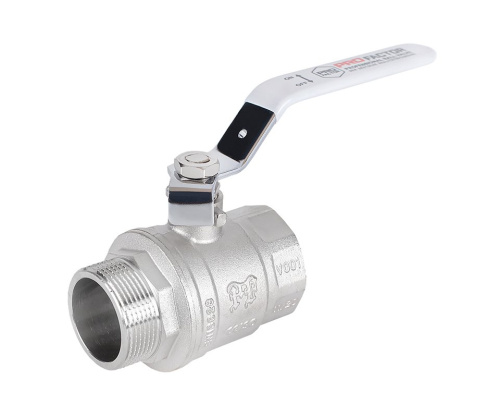 Кран шаровый PROFACTOR 11/2" вн.-нар. стальная рукоятка (4/24) фото в интернет-магазине САНТЕХСИТИ