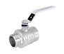 Кран шаровый PROFACTOR 11/2" вн.-нар. стальная рукоятка (4/24) фото в интернет-магазине САНТЕХСИТИ