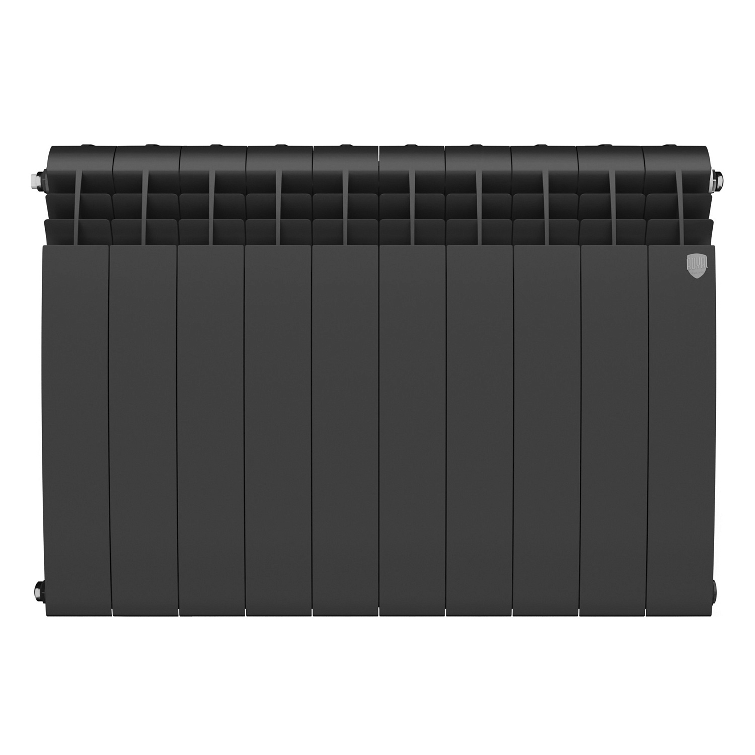 Радиатор биметаллический Royal Thermo BiLiner 500 Noir Sable - 10 секций фото в интернет-магазине САНТЕХСИТИ