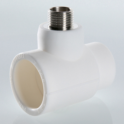 PPr VALTEC Тройник коллекторный 40х3/4" нр фото в интернет-магазине САНТЕХСИТИ