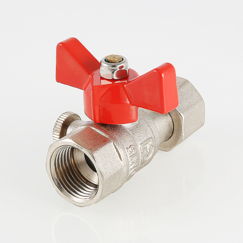 Кран шаровой VALTEC для подключения манометра 1/2"х1/2" фото в интернет-магазине САНТЕХСИТИ