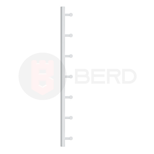 Полотенцесушитель цв. белый мат. P2 50х80 фото в интернет-магазине САНТЕХСИТИ