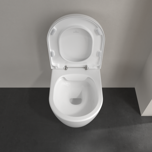 Подвесной унитаз Villeroy & Boch Avento 5656HR01 alpin, безободковый фото в интернет-магазине САНТЕХСИТИ