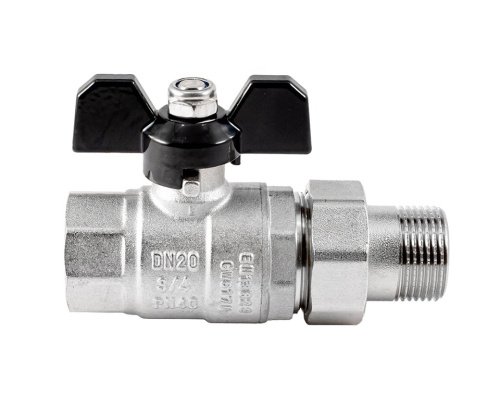 Кран с полусгоном PROFACTOR STRONG 3/4" прямой фото в интернет-магазине САНТЕХСИТИ