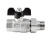 Кран с полусгоном PROFACTOR STRONG 3/4" прямой фото в интернет-магазине САНТЕХСИТИ