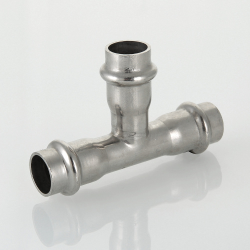 Фитинг нержавеющая сталь VALTEC Тройник переходной 54х42х54 фото в интернет-магазине САНТЕХСИТИ
