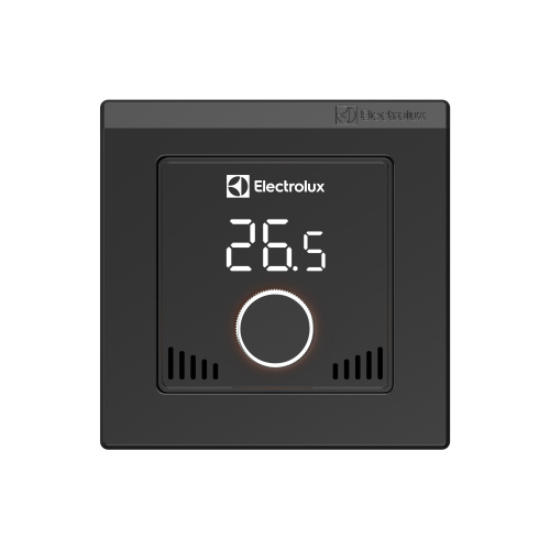 Терморегулятор Electrolux ETS-16W (+ дополнительная черная панель) фото в интернет-магазине САНТЕХСИТИ