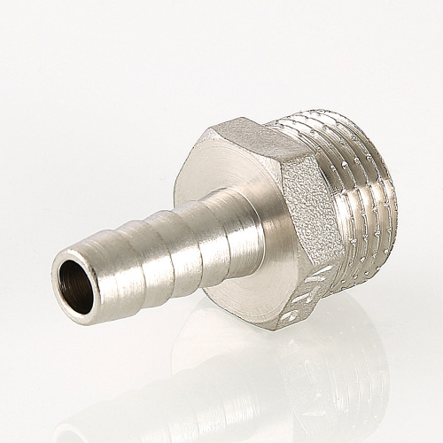 Резьбовой фитинг VALTEC Штуцер для шланга 1/2" нар. х12мм. фото в интернет-магазине САНТЕХСИТИ