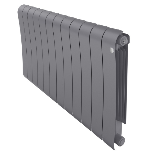 Радиатор биметаллический Royal Thermo Infinity 500 Silver Satin - 12 секц. фото в интернет-магазине САНТЕХСИТИ