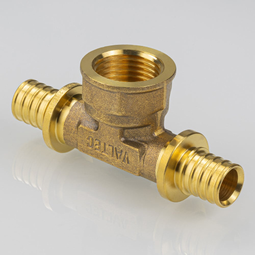 Аксиальный фитинг VALTEC Тройник с переходом на вн.р. 20х1/2"х20 фото в интернет-магазине САНТЕХСИТИ