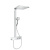 Hansgrohe Showerpipe Rindance E Душевая стойка, с термостатическим смесителем, верхним душем 30x30см., ручным душем и шлангом 160см., и полкой, цвет: хром фото в интернет-магазине САНТЕХСИТИ Hansgrohe Showerpipe Rindance E Душевая стойка, с термостатическим смесителем, верхним душем 30x30см., ручным душем и шлангом 160см., и полкой, цвет: хром фото в интернет-магазине САНТЕХСИТИ