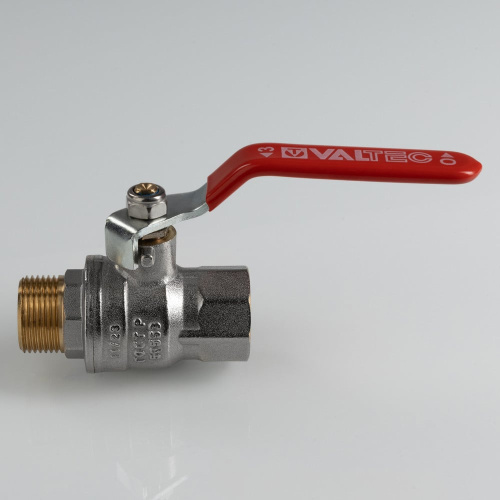 Кран шаровый VALTEC ГОСТ 3/4" вн.-нар. стальная рукоятка фото в интернет-магазине САНТЕХСИТИ