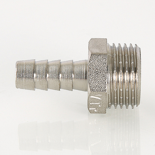 Резьбовой фитинг VALTEC Штуцер для шланга 1/2" нар. х12мм. фото в интернет-магазине САНТЕХСИТИ