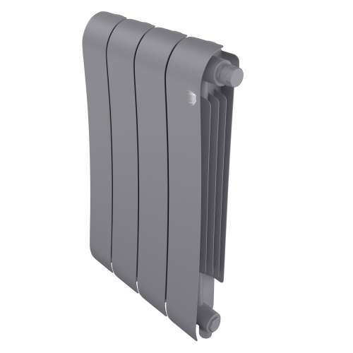 Радиатор биметаллический Royal Thermo Infinity 500 Silver Satin VR80 - 4 секц. фото в интернет-магазине САНТЕХСИТИ