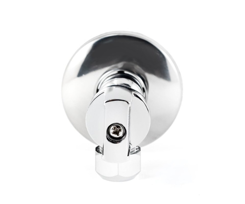 Кран шаровой PROFACTOR CHROME угловой для бытовой техники н/цанга 1/2" х 10мм фото в интернет-магазине САНТЕХСИТИ