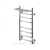 Полотенцесушитель НИКА с греющим кабелем WAY III c полкой 80/40 U фото в интернет-магазине САНТЕХСИТИ