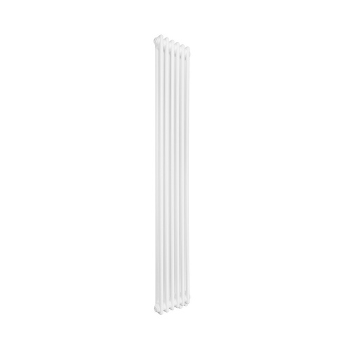 Стальной трубчатый радиатор VIEIR 2*25мм*1800мм, ретро, белый (8 секций) фото в интернет-магазине САНТЕХСИТИ