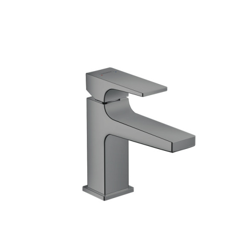Hansgrohe Metropol Смеситель для раковины 100, на 1 отв, с донным клапаном, излив 127мм, цвет: шлифованный черный хром фото в интернет-магазине САНТЕХСИТИ