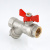 Кран шаровой со встроенным фильтром VALTEC 1/2" вн-вн бабочка фото в интернет-магазине САНТЕХСИТИ