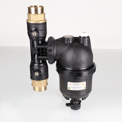 Фильтр-дешламатор VALTEC с пластиковым корпусом (Dirstop XL) 1" 2022 фото в интернет-магазине САНТЕХСИТИ