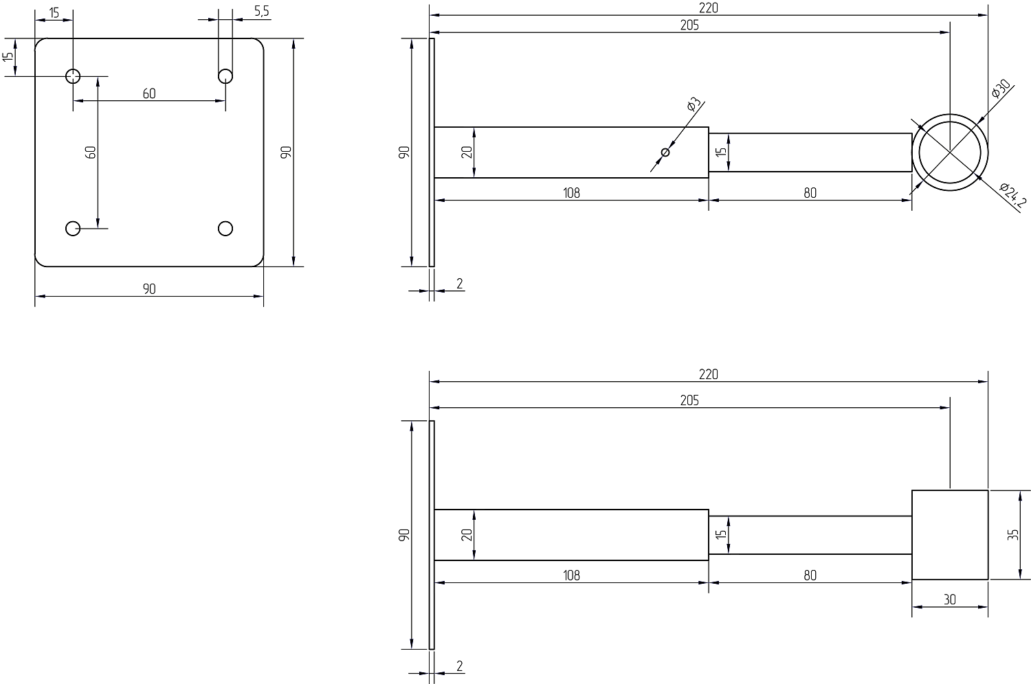 Кронштейн для расширительного бака АКВАБРАЙТ 3/4" фото в интернет-магазине САНТЕХСИТИ