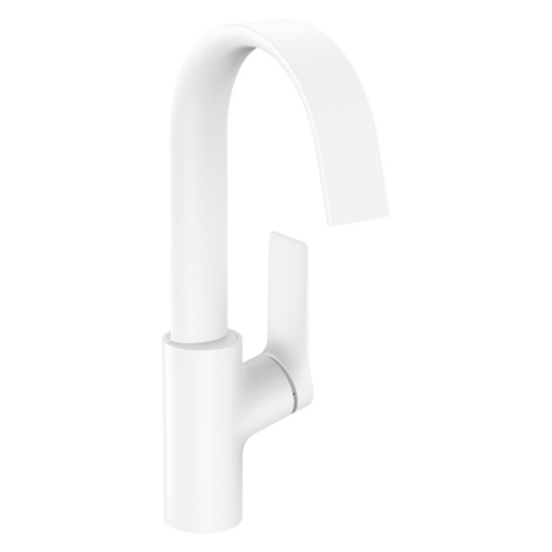 Hansgrohe Vivenis Смеситель для раковины 210, на 1 отв., с поворотным изливом, цвет: белый матовый фото в интернет-магазине САНТЕХСИТИ