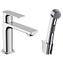 Hansgrohe Rebris E Смеситель для раковины 110, с гигиеническим душем, цвет: хром фото в интернет-магазине САНТЕХСИТИ