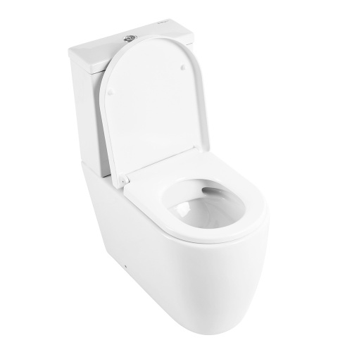 Унитаз-компакт безободковый BelBagno MARINO BB105CPR + BB105T+BB105SC фото в интернет-магазине САНТЕХСИТИ