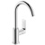 Hansgrohe Rebris E Смеситель для раковины, 1 отв., с поворотным изливом, с донным клапаном, цвет: хром фото в интернет-магазине САНТЕХСИТИ