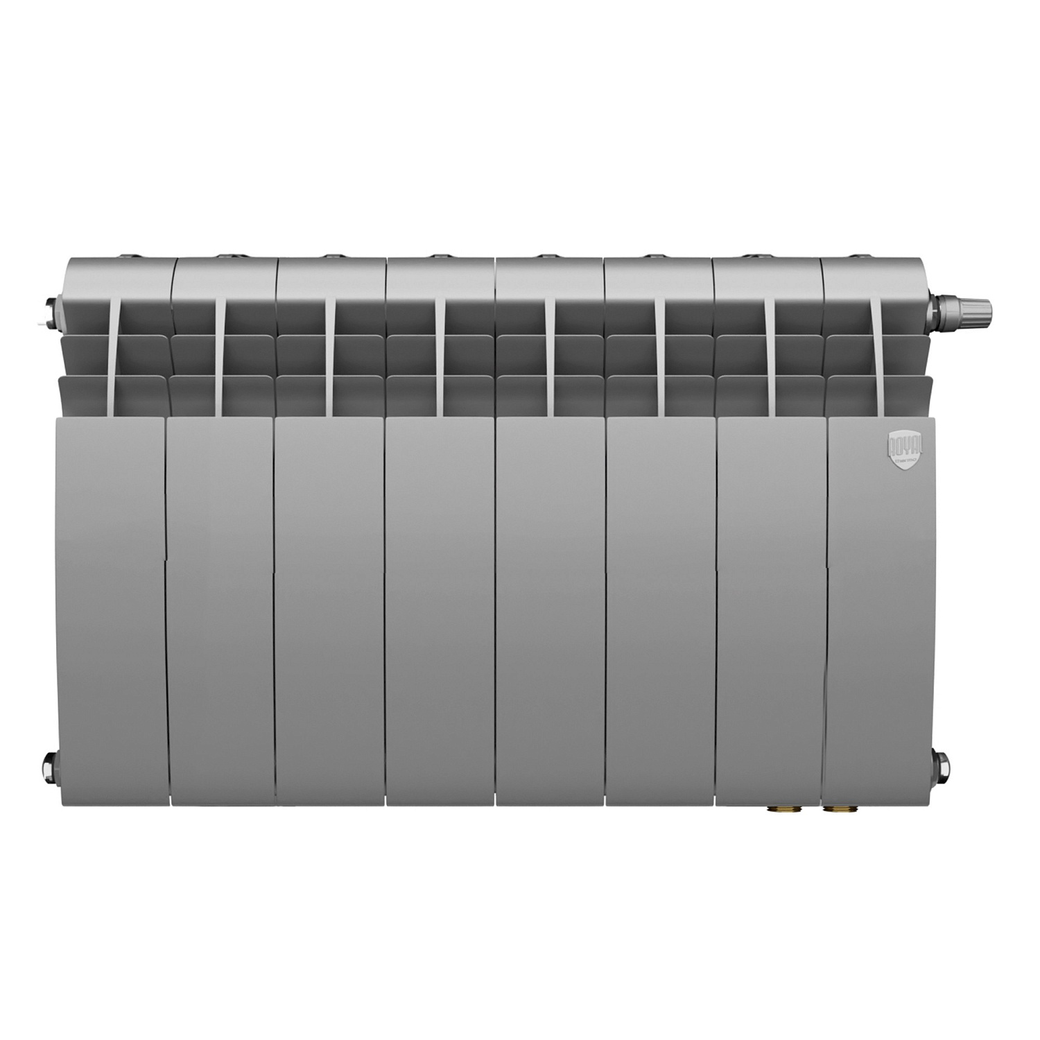 Радиатор биметаллический Royal Thermo BiLiner 350 Silver Satin VR80 - 8 секц. фото в интернет-магазине САНТЕХСИТИ