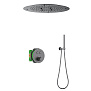 Душевая система встроенная с термостатом Timo Saona SX-2370/18SM черное золото фото в интернет-магазине САНТЕХСИТИ