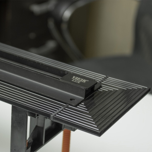 Трап для душа VIEIR DL120B с гидрозатвором графит 300-1200мм фото в интернет-магазине САНТЕХСИТИ