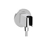 Hansgrohe FixFit S Шланговое подсоединение с держателем ручного душа, цвет: хром фото в интернет-магазине САНТЕХСИТИ