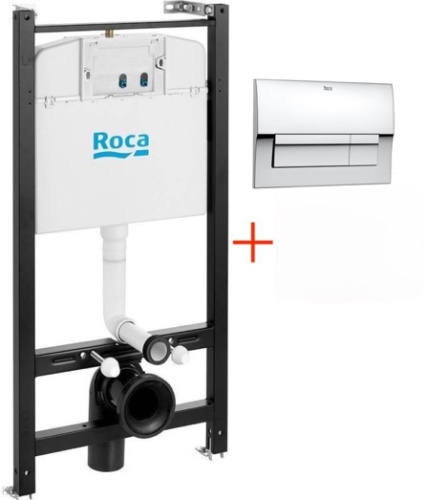 Система инсталляции для унитазов Roca Active WC + Кнопка смыва Roca Active В01 8901170B1 фото в интернет-магазине САНТЕХСИТИ