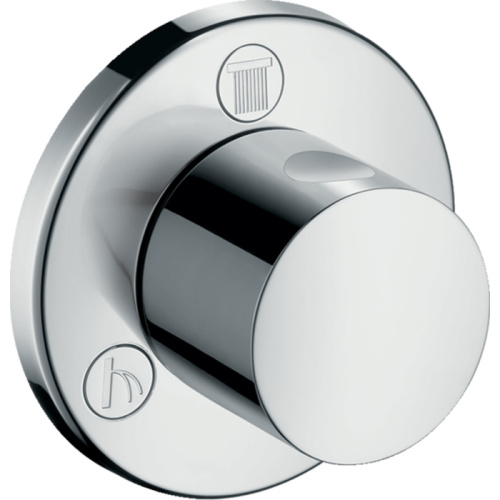 Hansgrohe Trio/Quattro S Запорный вентиль, с переключателем на 3 позиции, цвет: хром фото в интернет-магазине САНТЕХСИТИ