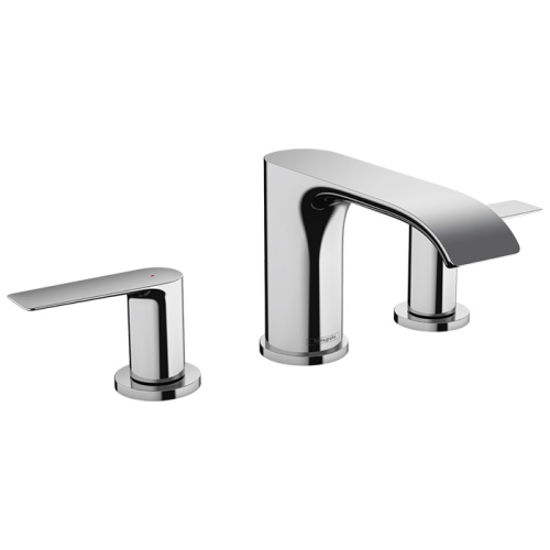 Hansgrohe Vivenis Смеситель для раковины, на 3 отв., с донным клапаном, цвет: хром фото в интернет-магазине САНТЕХСИТИ
